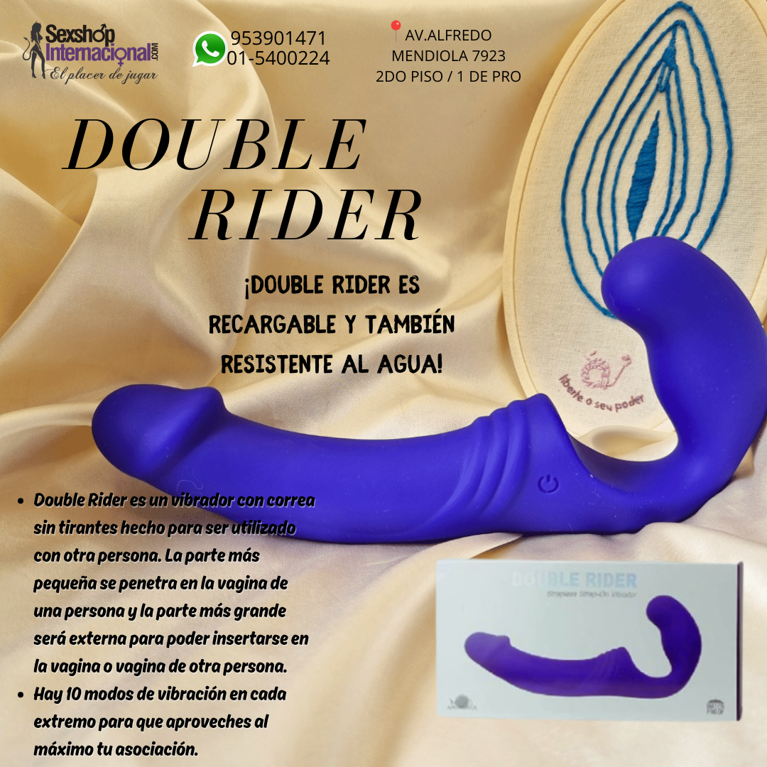 VIBRADOR DOUBLE RIDER LESBICO